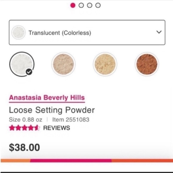 ⭐️Host Pick ⭐️ NIB Anastasia Beverly Hills Loose Setting Powder in Translucent - Picture 3 of 3